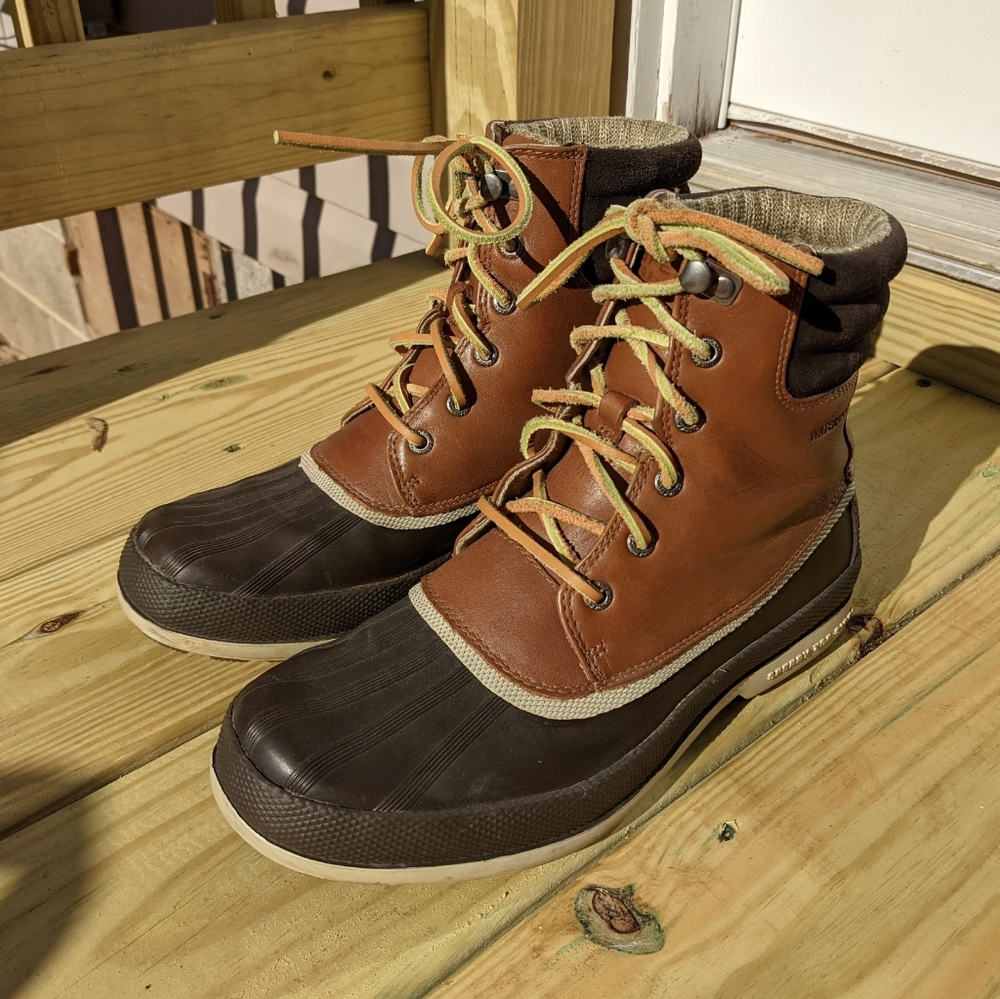 Sperry Top-Sider for J.Crew Leather Waterproof Snow Boots